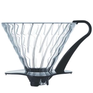 Glass Coffee Dripper V60 02 - Black